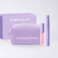 BLONDESISTER Mini Box Essential Set with Cosmetic (Black Mascara 12 ml and Colorless Lip Oil 2.5 ml)
